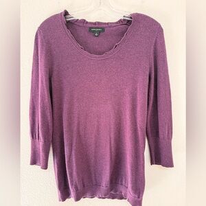 Banana Republic Plum Crewneck Sweater